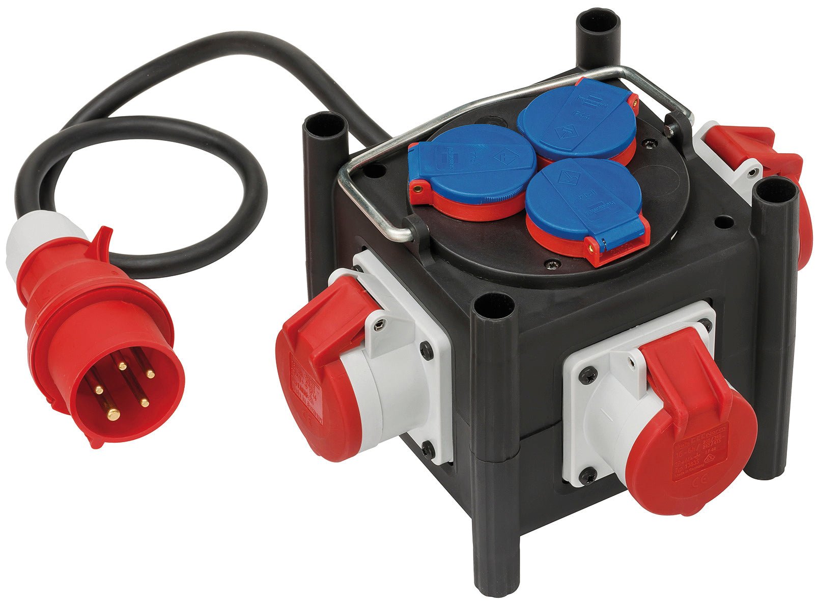 Brennenstuhl 1153680100 - Distribuidor de corriente compacto IP44 BSV 3 LS (1 m) - Ferrotecnia