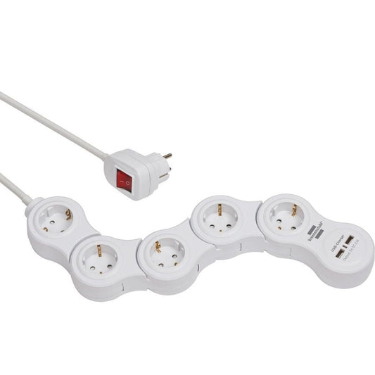 Brennenstuhl 1155350210 - Vario-Power multi-station with USB ports