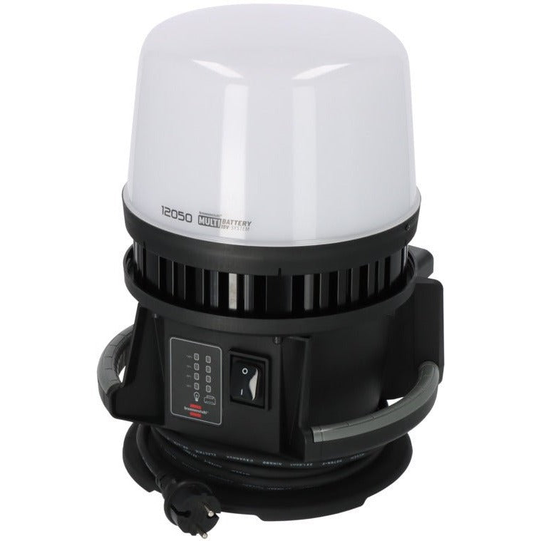 Brennenstuhl 1173700003 - Foco de trabajo LED 360° a batería Multi Battery System Hybrid 12050 MH IP54