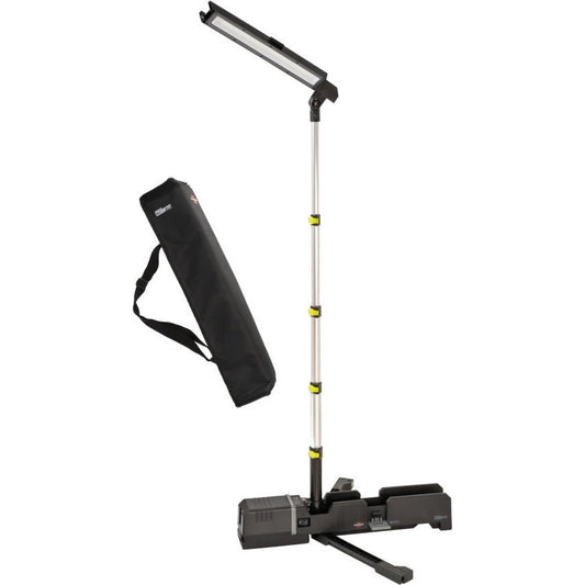 Brennenstuhl 1173700004 - Battery-powered LED worklight with tripod Multi Battery System 6050 MA IP54