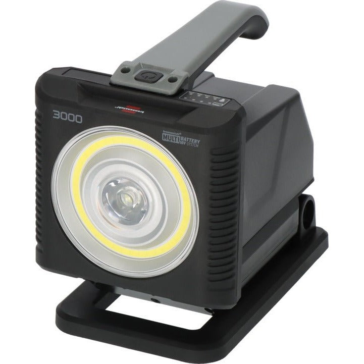 Brennenstuhl 1173730000 - Multi Battery System HL 3000 IP54 Battery-Powered LED Worklight