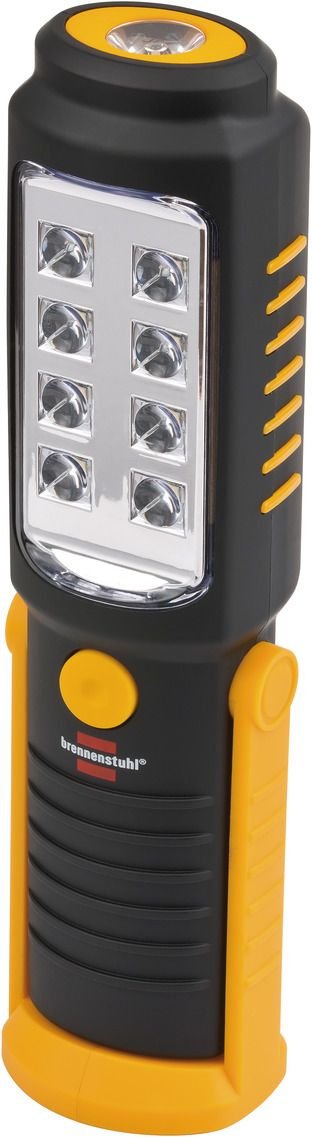 Brennenstuhl 1175410010 - Linterna de trabajo LED universal a pilas HL DB 81 M1H1 (250+100 lm) - Ferrotecnia