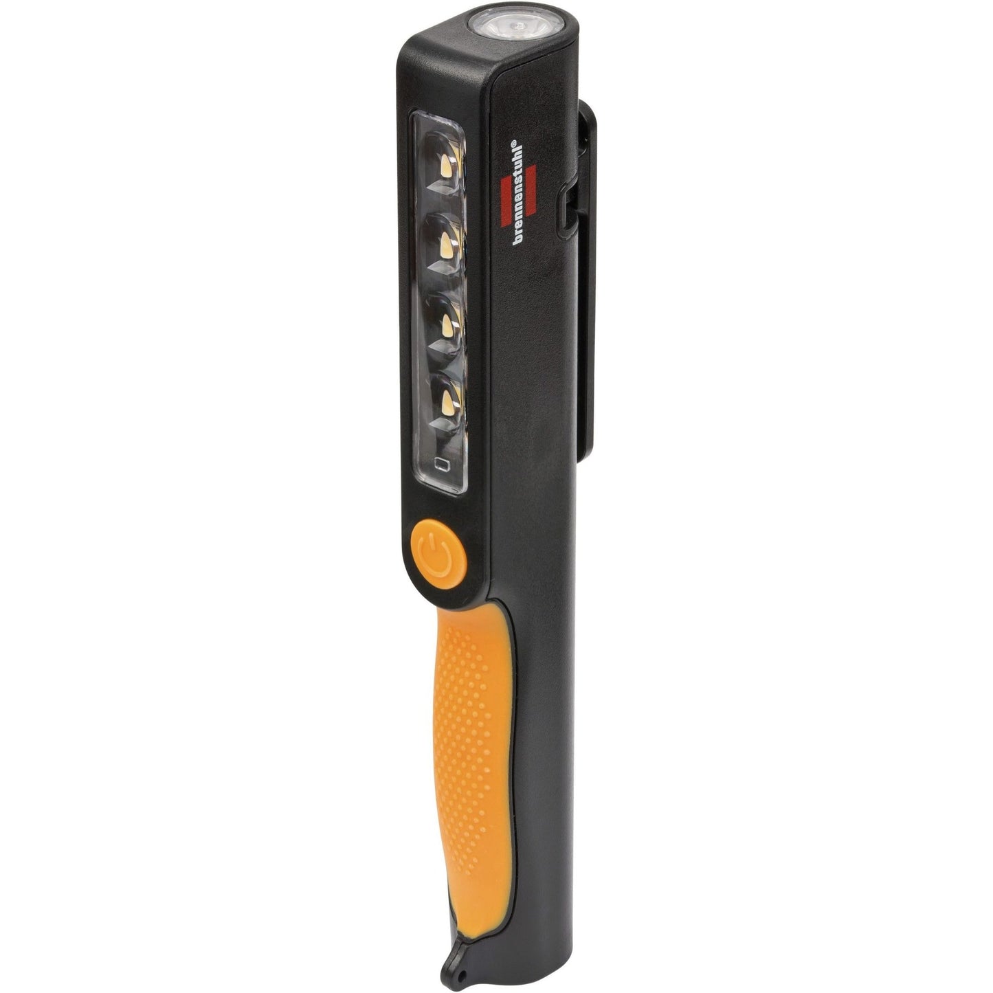 Brennenstuhl 1175890 - Linterna de trabajo multifunción LED con clip y batería recargable HL DA 41 MC (200+150 lm)