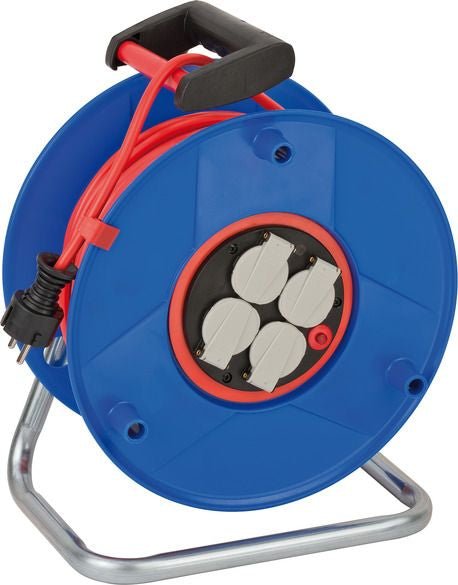 Brennenstuhl 1208850007 - Enrollacables Garant® Bretec® IP20 H05VV - F3G1,5 con cable de 25 m - Ferrotecnia