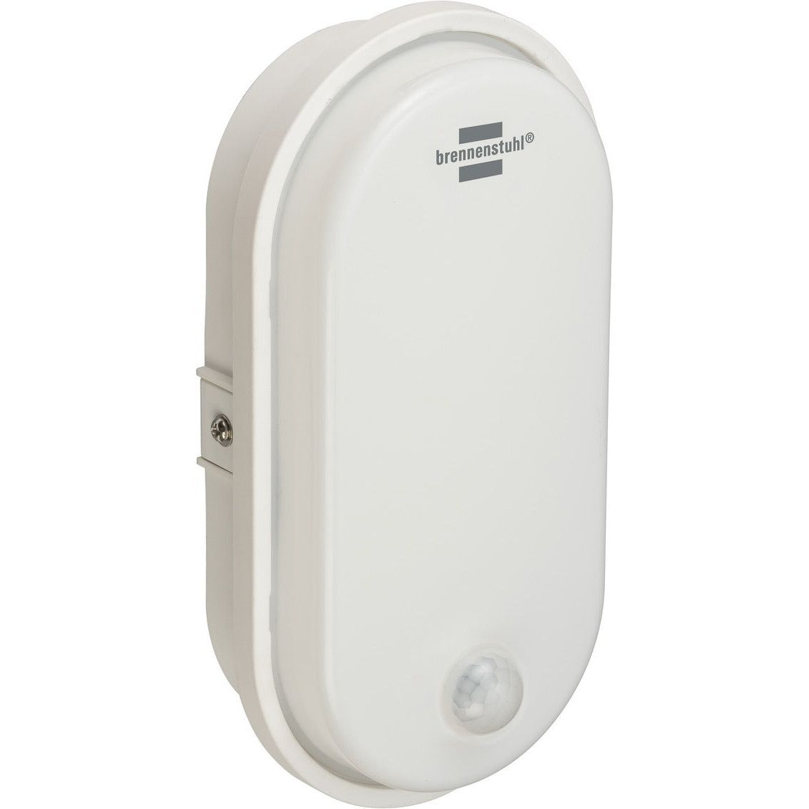 Brennenstuhl 1270780901 - OL Oval LED Wall/Ceiling Light with 1600 lm Motion Detector and IP54 Protection