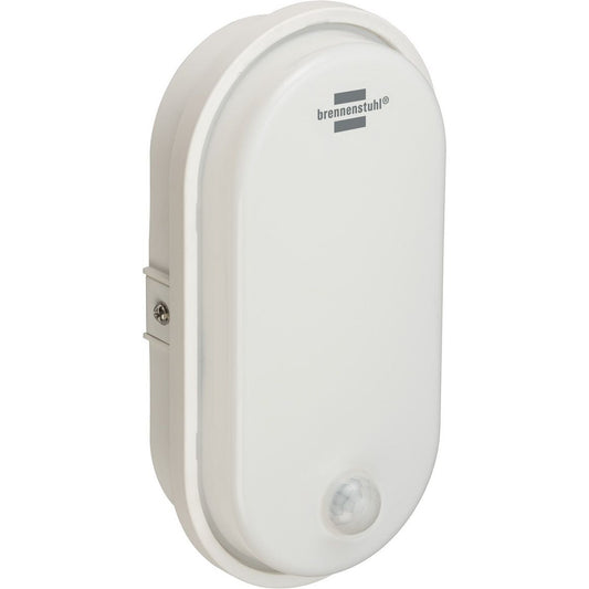Brennenstuhl 1270780901 - OL Oval LED Wall/Ceiling Light with 1600 lm Motion Detector and IP54 Protection