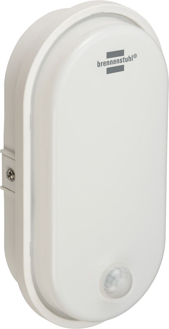 Brennenstuhl 1270780901 - Aplique/plafón LED ovalado OL de 1600 lm con detector de movimiento y protección IP54 - Ferrotecnia