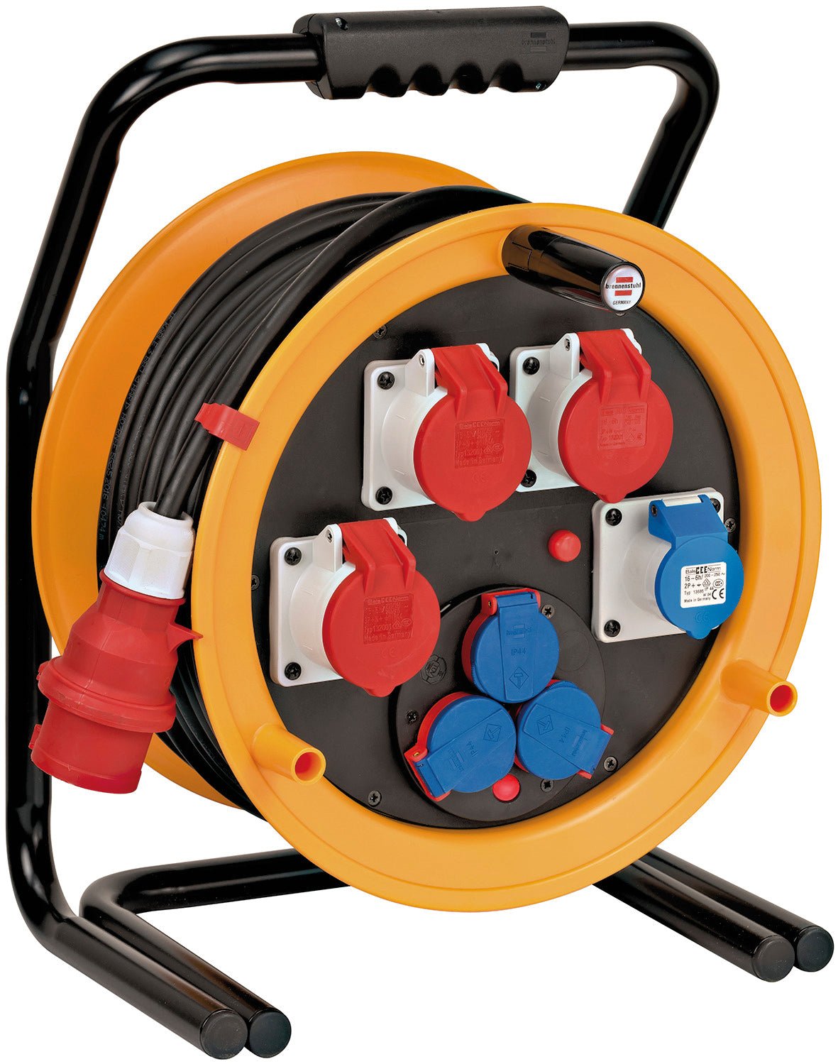 Brennenstuhl 1319110010 - Enrollacables Brobusta CEE 4 IP44 H07RN - F 5G2,5 (40 m) - Ferrotecnia