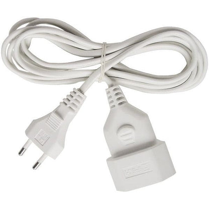 Brennenstuhl Alargador eléctrico IP20 H03VVH2-F 2x0,75 con clavija y toma tipo euro - Ferrotecnia