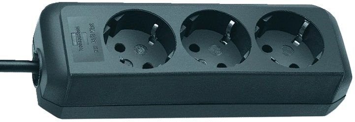 Brennenstuhl Base de tomas múltiples Eco - Line negra - Ferrotecnia