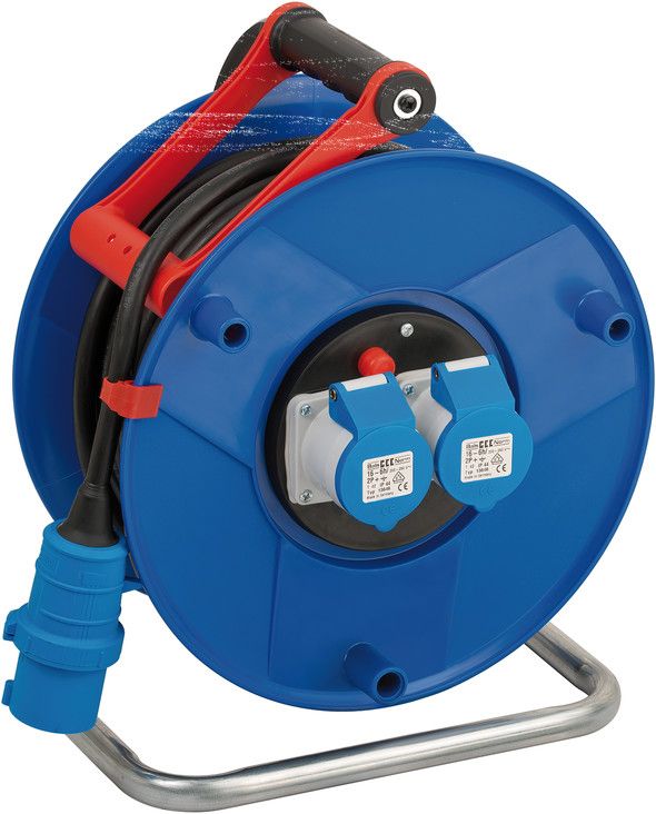 Brennenstuhl - Enrollacables Garant® IP44 H07RN - F 3G2,5 para la industria y construcción con tomas CEE - Ferrotecnia