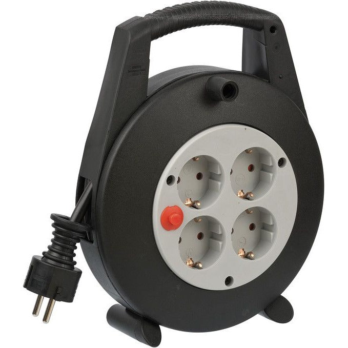 Brennenstuhl Vario-Line 4-socket cable reel IP20 H05VV-F 3G1.5 for domestic use
