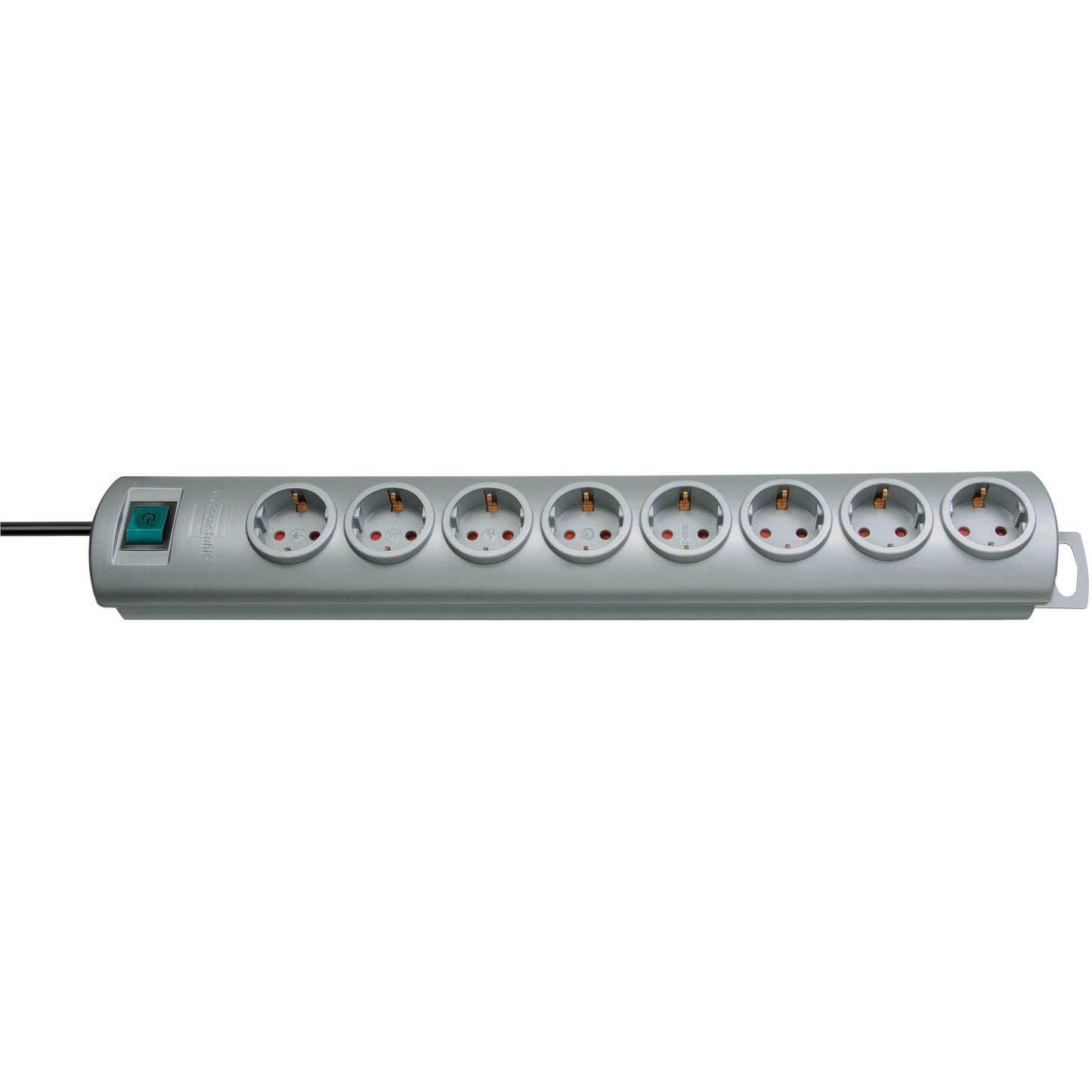 Brennenstuhl Primera-Line silver multi-socket base with extra distance between sockets