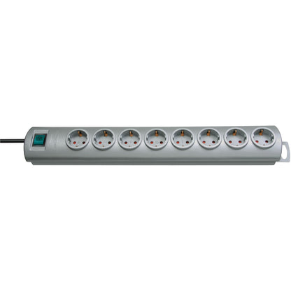 Brennenstuhl Primera-Line silver multi-socket base with extra distance between sockets