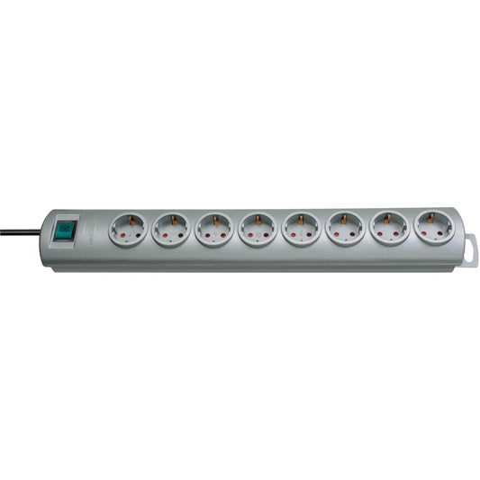 Brennenstuhl Primera-Line silver multi-socket base with extra distance between sockets