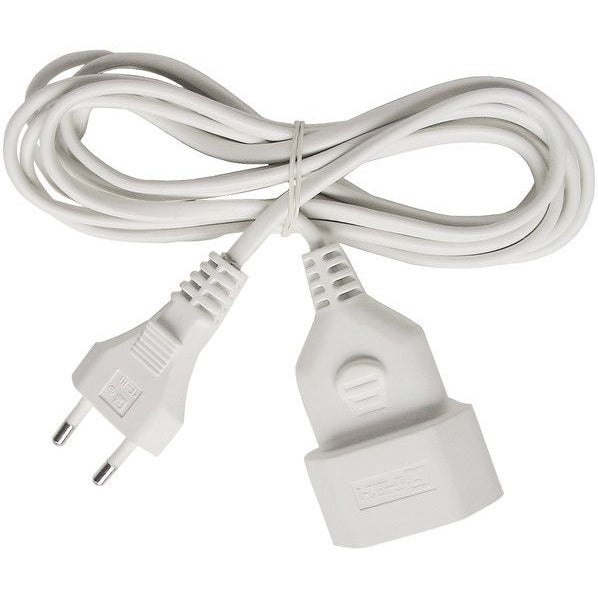 Brennenstuhl IP20 H03VVH2-F 2x0.75 extension cord with euro plug and socket