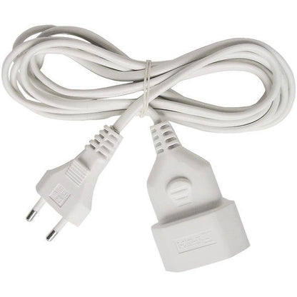 Brennenstuhl IP20 H03VVH2-F 2x0.75 extension cord with euro plug and socket