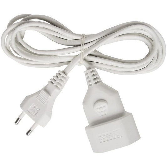 Brennenstuhl IP20 H03VVH2-F 2x0.75 extension cord with euro plug and socket