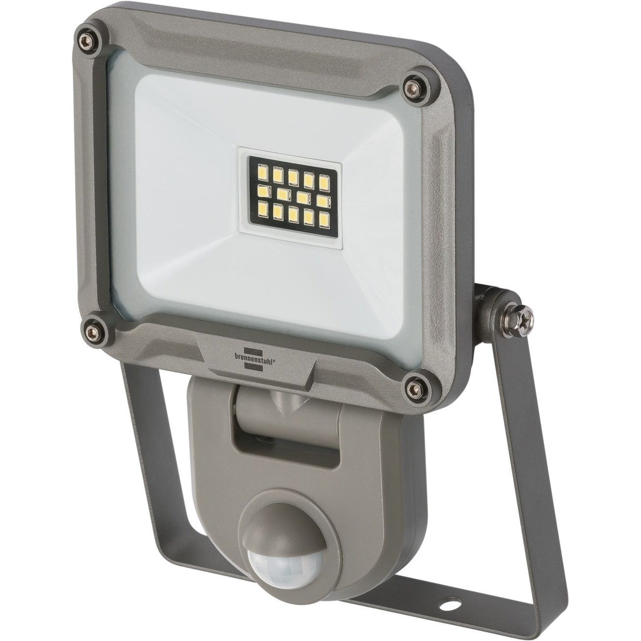 Brennenstuhl JARO LED wall spotlight with infrared motion detector and IP54 protection