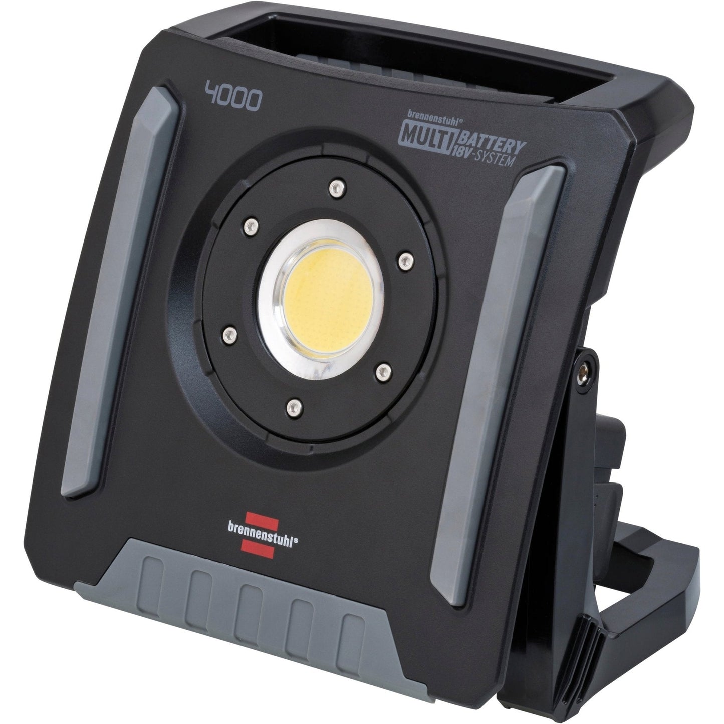 Brennenstuhl - LED spotlight 4000 MA MULTI BATTERY SYSTEM, compatible with 18V batteries from 5 manufacturers - IP65