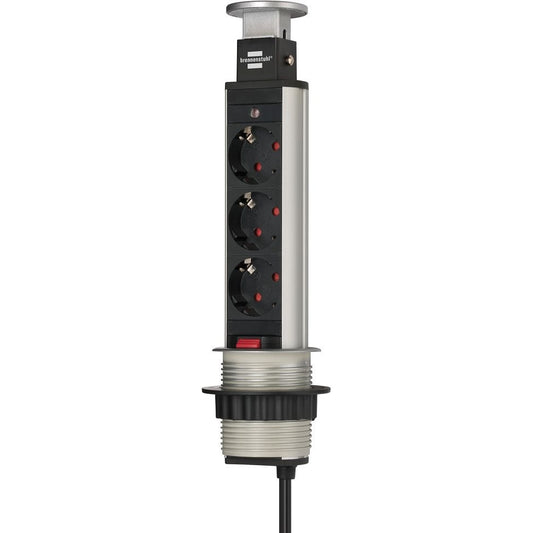 Brennenstuhl - Retractable power strip for Tower Power tables