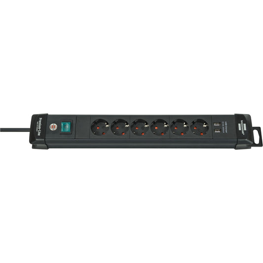 Brennenstuhl - Premium-Line multi-socket base with USB ports and various installation and fixing options