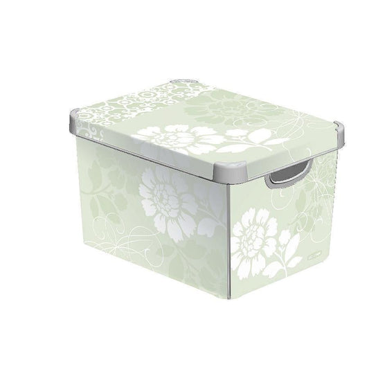 Caja de almacenamiento Curver DECOs Stockholm, tamaño L, varios colores - Ferrotecnia