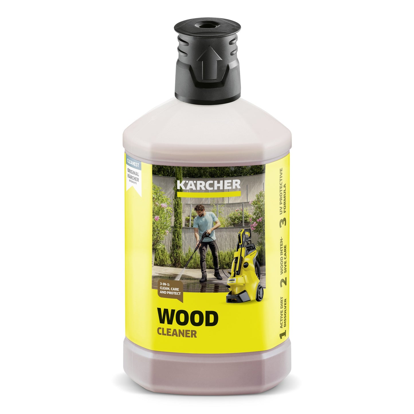 Kärcher 6.295-757.0 - Detergente para limpieza de madera 3 en 1 RM 612