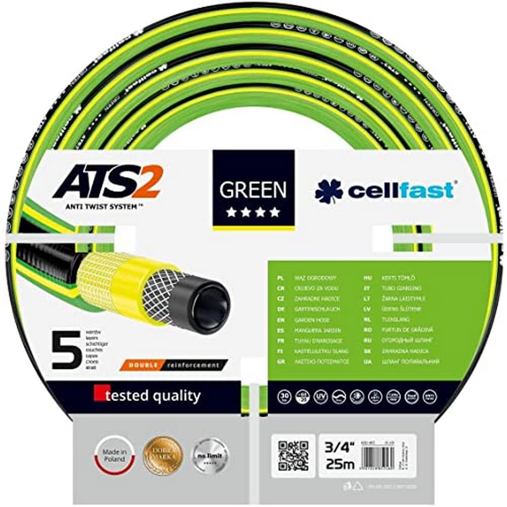 Cellfast 15-120 - Manguera de jardín Green ATS 3/4" 25m