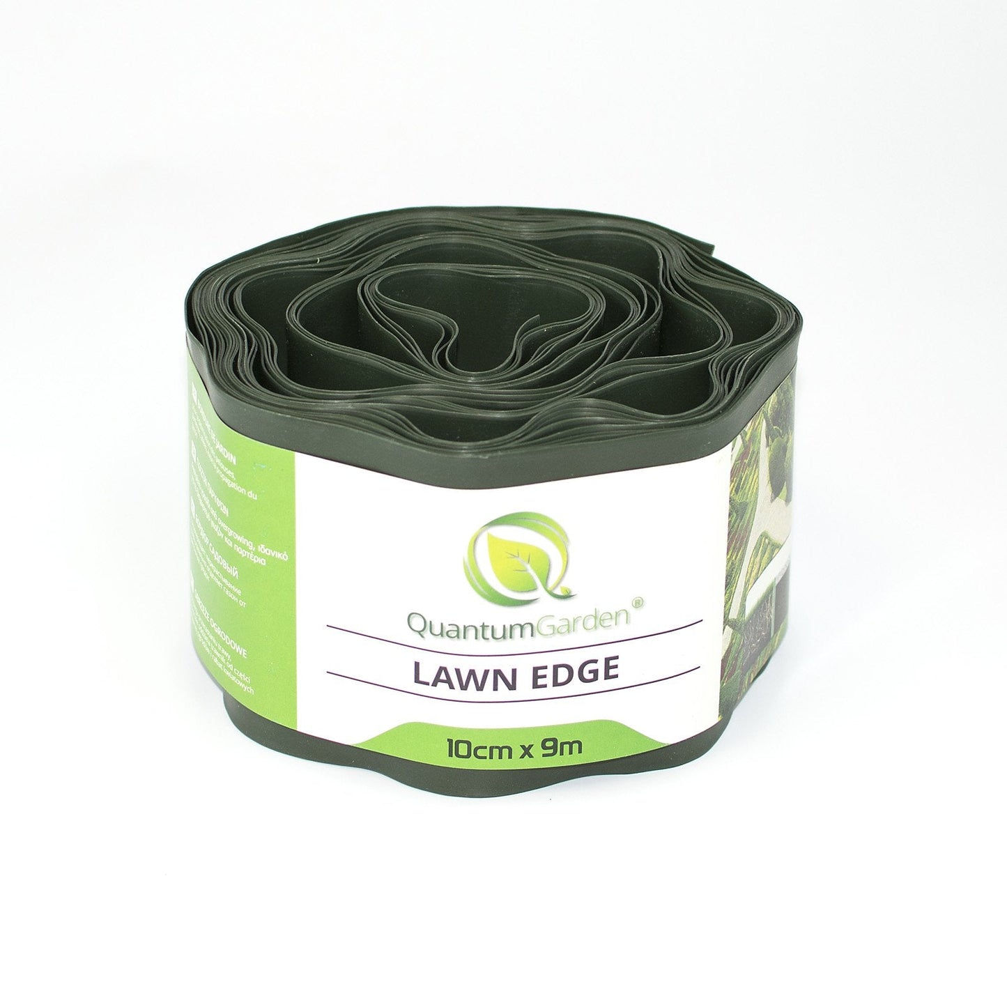 Cellfast 30-021H - Borde de césped 10 cm x 9 m, verde oscuro