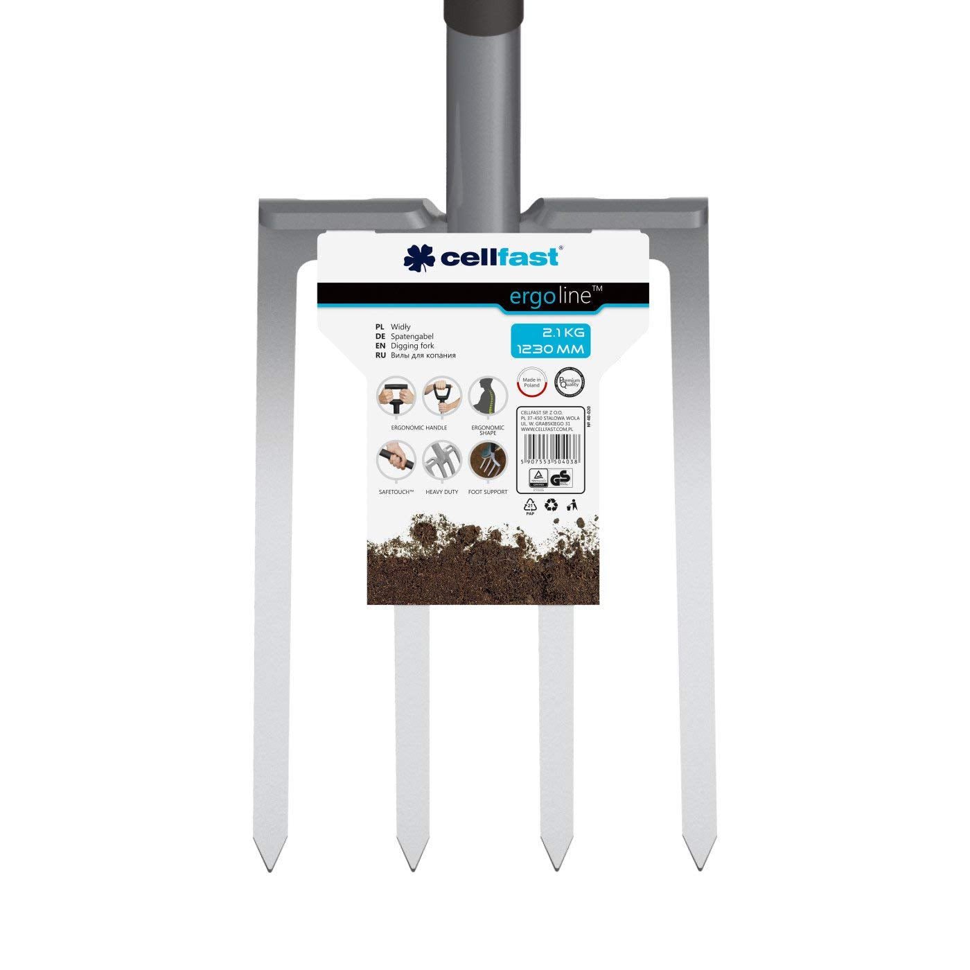 Cellfast 40-020 - Horca de jardín ENERGO