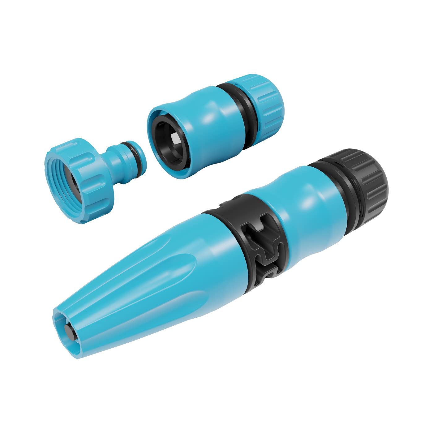 Cellfast 50-500 - Juego de riego 1/2" de 3 piezas con boquilla Basic