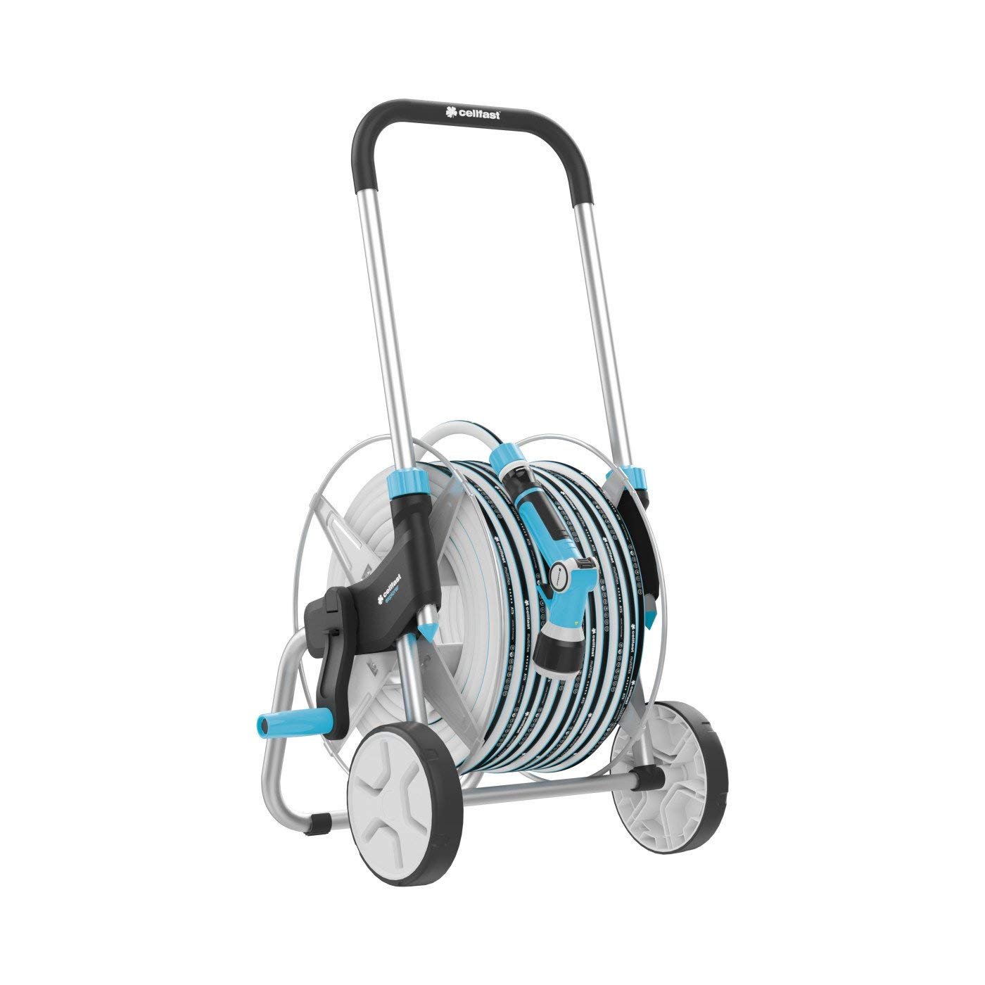 Cellfast 55-060 - Carro portamanguera Explorer 50, juego completo ENERGO