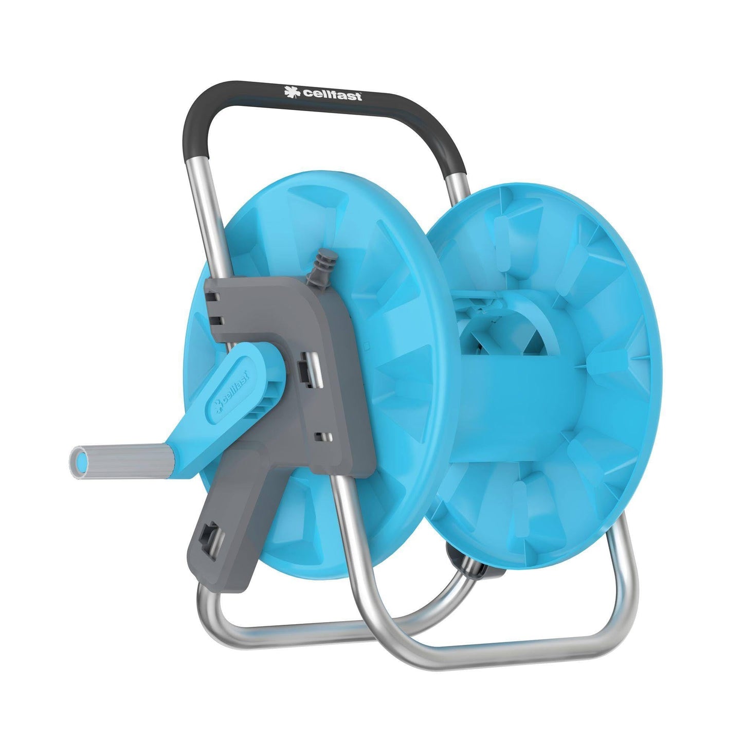 Cellfast 55-150 - Enrollador-soporte de manguera 45 m 1/2" AluPlus