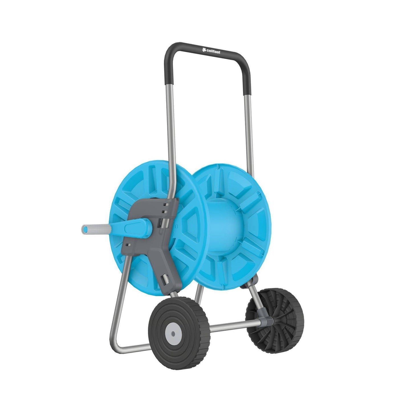 Cellfast 55-260 - Carro portamanguera con ruedas 60 m 1/2" AluPlus
