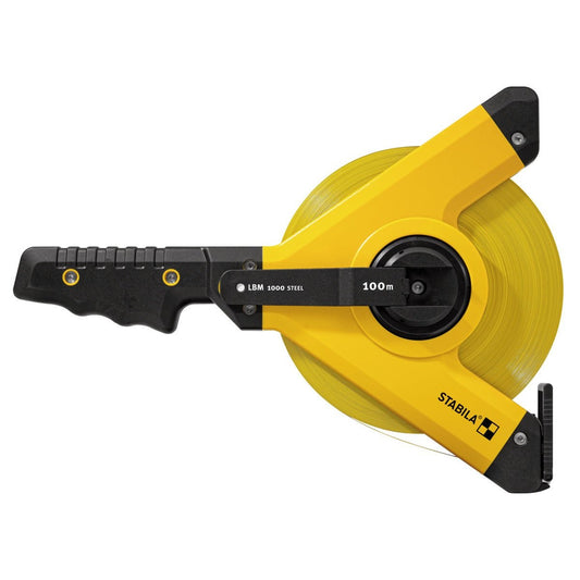 Stabila 196530 - Stabila LBM1000 Series 100m open measuring tape (steel tape)