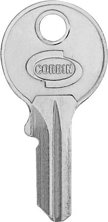 Corbin Llave niquelada en bruto (en caja de 50 uds.)