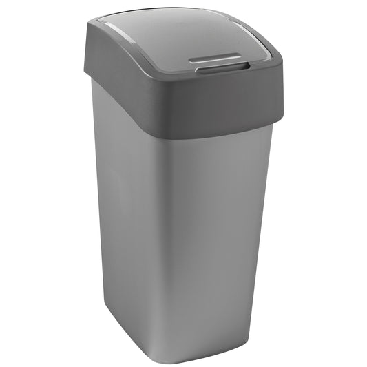 Curver 186181 - tirón Basura Bin 50 L, Color: Gris