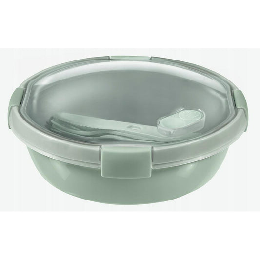 CURVER 249953 Boîte de Conservation, GO ASSIETTES Nomade 1L AVEC COUVERTS-Recycle (Smart ECO LINE) Storage Box, Plastic - Ferrotecnia