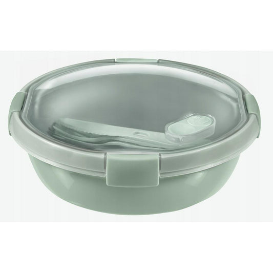 CURVER 249953 Boîte de Conservation, GO ASSIETTES Nomade 1L AVEC COUVERTS-Recycle (Smart ECO LINE) Storage Box, Plastic