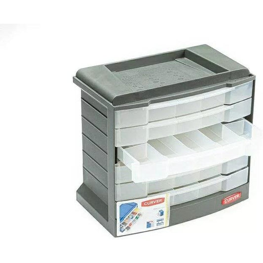 Curver Cajonera para piezas pequeñas 290 x 170 x 270 mm, caja para pesca