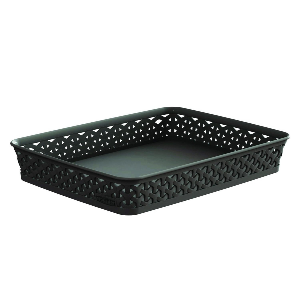 Curver - Cesta organizadora A4, marron oscuro - Ferrotecnia