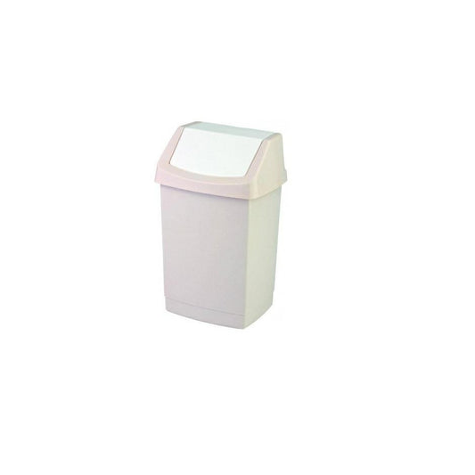 Curver Cubo de Basura, plástico, plástico, Beige, 38.5 x 33.5 x 63.5 cm
