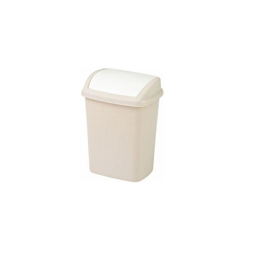 Curver Dominik - Papelera basculante 25 L, beige