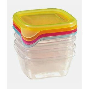 Curver Fresh&Go - Juego de 4 recipientes hermeticos 0,25 L