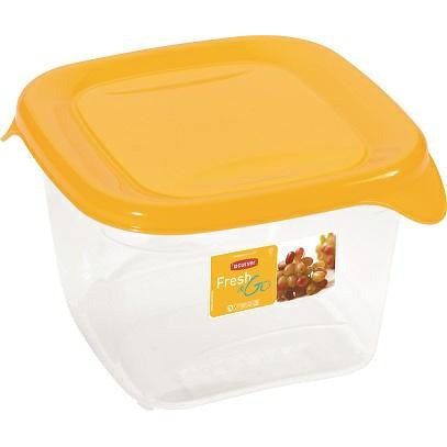 Curver Fresh&Go - Recipiente hermetico 1,2 L, amarillo/transparente