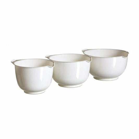 Curver Juego de 3 cuencos blancos 168802 CURVER