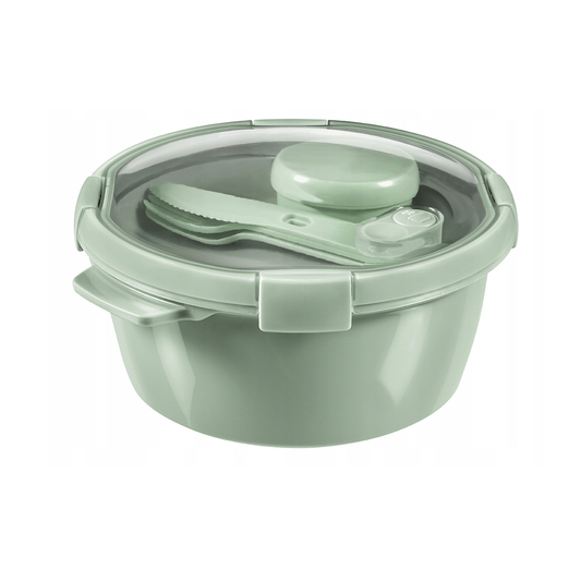 Curver Lunch Kit - Recipiente hermetico redondo 1,6 L, verde