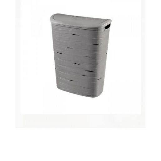 Curver Ribbon - Cesto para ropa 49 L, gris