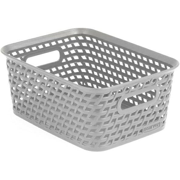 Curver Your Style - Cesta rectangular de almacenamiento, 26 x 19 x 10 cm - Ferrotecnia
